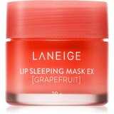 LANEIGE Lip Sleeping Mask EX nočna regeneracijska maska za ustnice odtenek Grapefruit 20 g | Shoptok.si