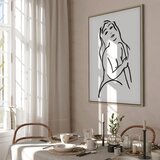 Slika - Passionate Touch (1 Part) Vertical 40x60 U prirodnom drvenom okviru | shoptok.hr