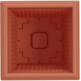  Kvadratna saksija za cvijeće 6 pcs Crvena cigla 38 x 38 x 30 cm | shoptok.hr