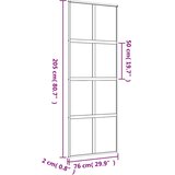  Klizna vrata zlatna 76x205 cm matirano staklo ESG i aluminij | shoptok.hr