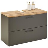 Premium Living omarica za pod umivalnik timber, hrast, temno siva | Shoptok.si