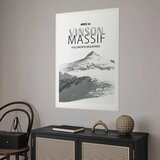  Plakat - The majestic Vinson Massif mountain peak crown of mountains mountain landscape 21x30 Bez okvira s margom | shoptok.hr