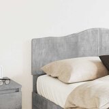 vidaXL Vzglavje z vzglavjem Betonsko siva 160 cm Konstruiran les, (5000110418) | Shoptok.si