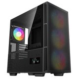 DeepCool Računalniško ohišje CH560 Digital, E-ATX, ARGB, LCD, kaljeno steklo, črno | Shoptok.si