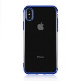 Nillkin elegance tanek silikonski ovitek za samsung galaxy A10 A105 - prozoren z modrim robom Cene