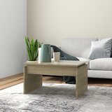 vidaXL Klubska mizica sonoma hrast 68x50x38 cm iverna plošča Cene
