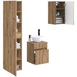  Set namještaja za kupaonicu 3 kom. Hrast artisan | shoptok.hr