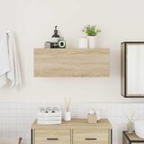  Kupaonski zidni ormarić sonoma hrast 80x25x30 cm izrađeno drvo | shoptok.hr