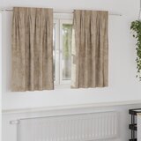 vidaXL Velvet Zavjese 2 kom s Džepovima za Šipku Šampanjac 140x140 cm Cijene