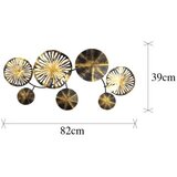 Wallity zidna dekoracija Eysan, 82x39x7cm, Bronza | ePonuda.com