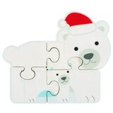Orange Tree Toys Drvene mini puzzle - polarni medved ( OTT06613 ) Cene