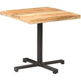 Bistro stolić četvrtasti 80 x 80 x 75 cm od grubog drva manga | Eponuda.com