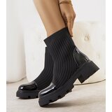 Gemre Black ankle boots with a flexible upper Edelmi | Shoptok.si