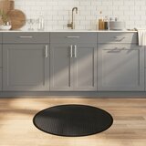  Okrugli tepih crni 80 cm bambus Cijene