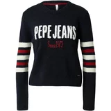 Pepe Jeans Pulover 'BONNIE' tamno plava / karmin crvena / bijela