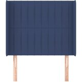  Uzglavlje s ušima plavo 93x16x118/128 cm od tkanine | shoptok.hr