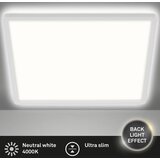 BRILO plafonjera led 18 w 2400 lm 4000 k 29,3x29,3x2,8 cm he bijela | shoptok.hr