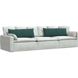 vidaXL Blazine za kavč 2 pcs Temno zelena 120 x 40 cm Žametna tkanina | Shoptok.si