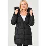 Dewberry Z6764 LADY COAT-BLACK cene