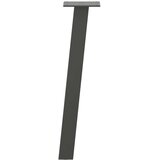  Noge za klub stolić 4 kom antracit 42 cm čelik | Eponuda.com