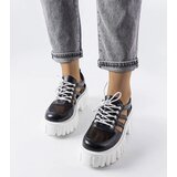 Gemre Black loafers with a chunky sole Emaline | ePonuda.com