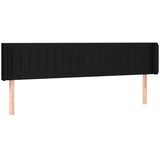  LED uzglavlje crno 203x16x78/88 cm od tkanine | shoptok.hr
