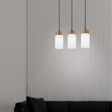  Visilica na sajli MARKUS 3xE27/15W/230V crna/hrast | Eponuda.com