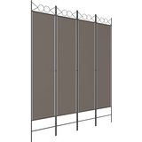 Maison Chic Paravan - Sobne pregrade 4-delni antracitna 160x200 cm blago, (22111914) | Shoptok.si