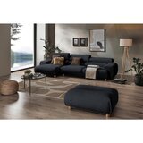 Lomoco KOTNA SEDEŽNA GARNITURA, velur antracit | Shoptok.si