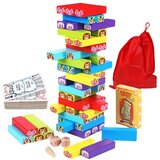 Bbo Blokovi za slaganje, Društvena drvena igračka za decu, 36m+ | ePonuda.com