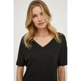 Geox Kratka majica W4510C-T3093 W T-SHIRT ženska, črna barva