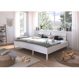 Rauch Möbel POSTELJA 240 cm x 200 cm , leseni material bela Cene