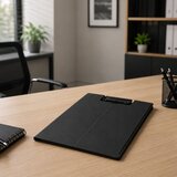  Clipboard Board With Cover Metal Clip A4 Plastic Office Black | shoptok.hr