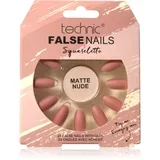 False Nails Sqarletto Umjetni nokti Matte Nude 24 kom
