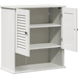 vidaXL Osenčen omarica za kopalnico Bela 67,5 x 34 x 71,5 cm | Shoptok.si