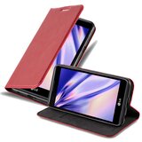 Cadorabo Ohišje, združljivo z LG X POWER v rdeče jabolko - Zaščitni ovitek z magnetnim zapiranjem, stoječo funkcijo in režo za kartice, (20549261) | Shoptok.si
