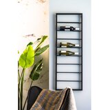 Light & Living Crni zidni metalni držač za boce vina 42x120x6 cm Macaben – | shoptok.hr