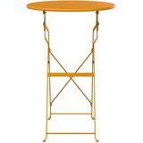 Bistro Stol Gorušica Ø 50 x 71 cm Čelik s prahom | shoptok.hr