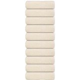 vidaXL Brisače 10 kos krem 30x50 cm 360 gsm 100% bombaž | Shoptok.si