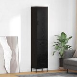  Highboard Crni hrast 34,5 x 34 x 180 cm Konstruirano drvo | shoptok.hr