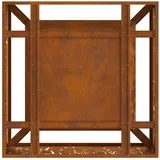Jeklo za vreme/Rjava 80 x 80 x 30 cm Vzdržljiva Kvadratna peč