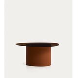 Kave Home Smeđi stolić za kavu sa staklenom pločom stola 74x81,5 cm Olir – | shoptok.hr