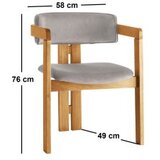 Hanah home trpezarijska stolica CO 035 | ePonuda.com