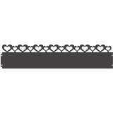 vidaXL Robniki za trato 20 pcs Črna 103 x 0,05 x 22 cm Jeklo, (5000110925) | Shoptok.si