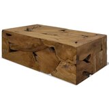 Furnova Klubska mizica 90x50x30 cm prava tikovina rjava, (21915613) Cene