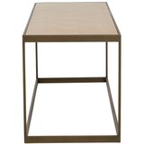 Premier Housewares Smeđi/u prirodnoj boji stolić za kavu s pločom stola u dekoru hrasta 40x120 cm Grenoble – | shoptok.hr