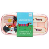Rex London Dječji pribor za jelo 2 kom od nehrđajućeg čelika Sausage Dog – | shoptok.hr