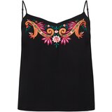 Guido Maria Kretschmer Curvy Collection Bluza 'Nora' zelena / oranžna / roza / črna | Shoptok.si