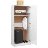 Sijaj ormar visoki sjaj bijeli 80 x 52 x 180 cm od konstruiranog drva | shoptok.hr