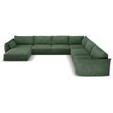 Mazzini Sofas Tamno zelena kutna garnitura (desni kut) Vanda - Cijene